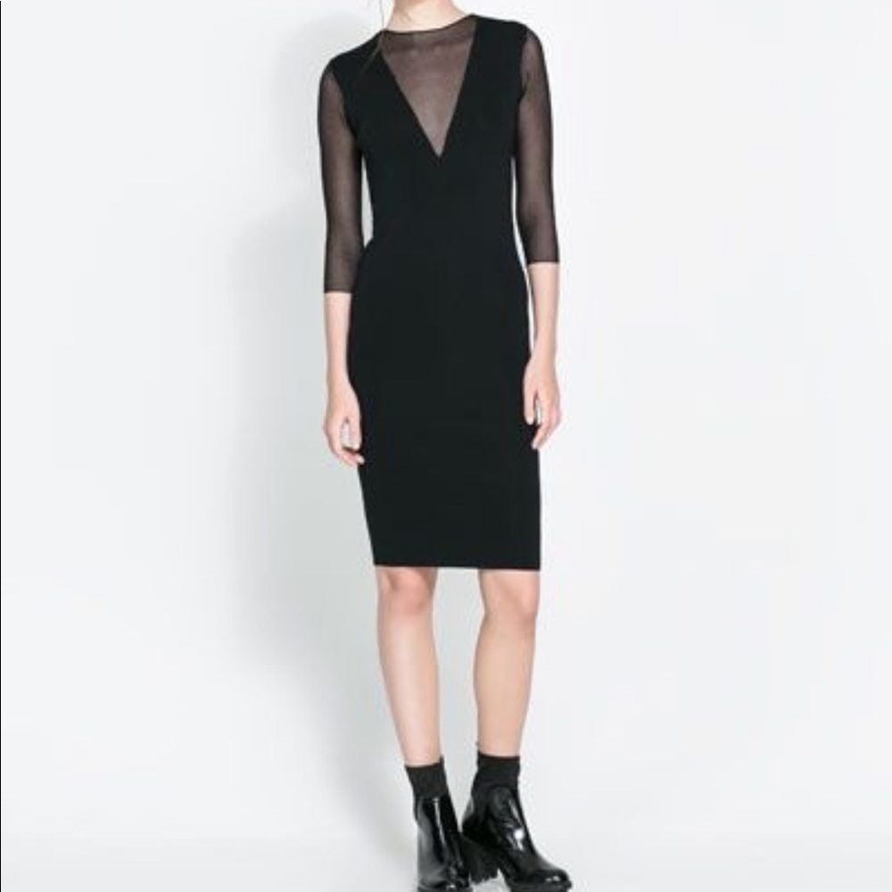 Knit midi dress